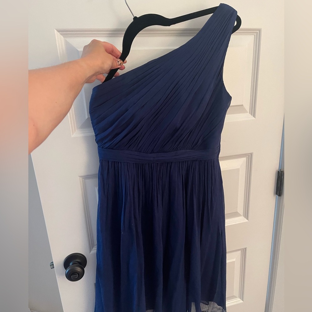 Chiffon one shoulder dress